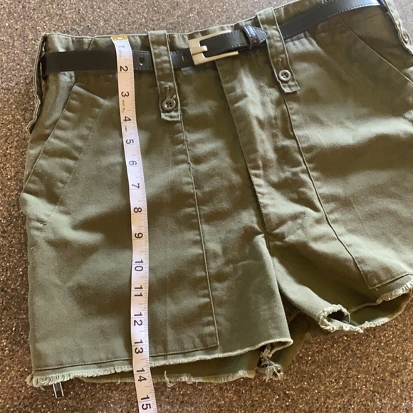 FURST OF A KIND Army Green Cargo Zipper Shorts Size Small - Picture 4 of 9